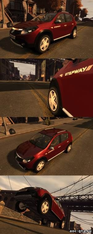 Dacia Sandero Steppway 2010 для GTA 4