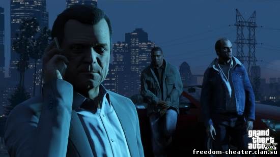 Майкл, Тревор и Франклин в gta 5